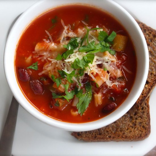 Vegetarian Minestrone Soup