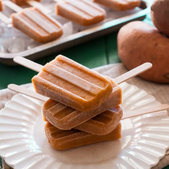 Sweet Potato Paletas