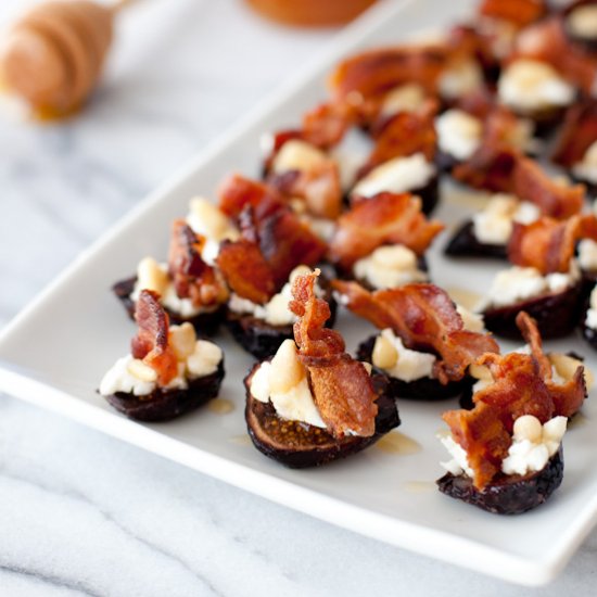 Goat Cheese Stuffed Figs