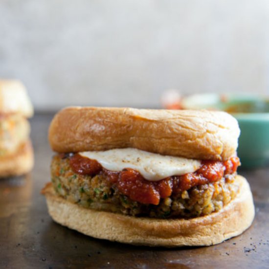 Vegetarian Meatball Burgers