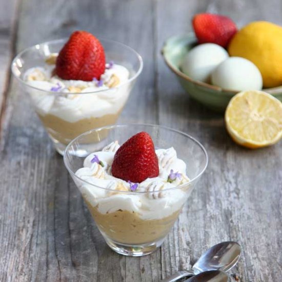 Low-carb Zabaglione with Meringues