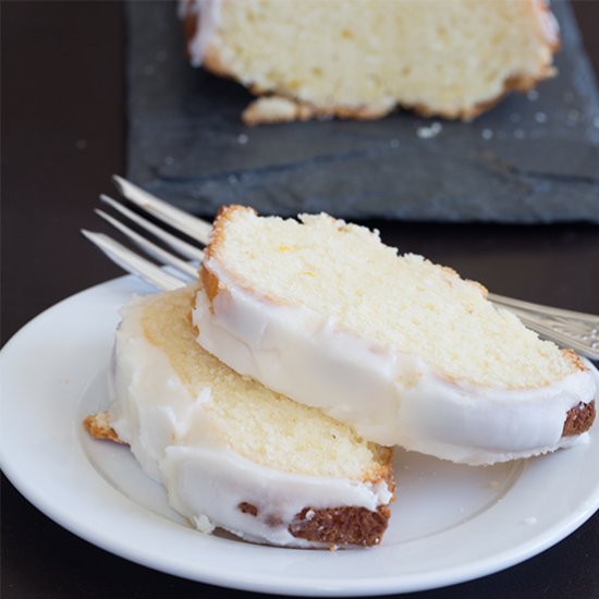 Lemon-White Chocolate Madeira Cake