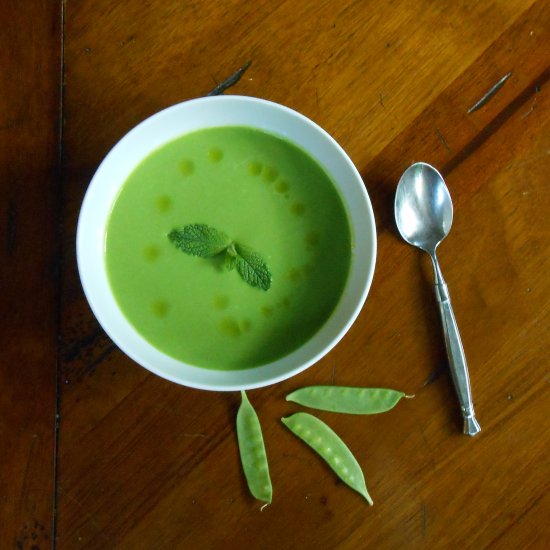 Ultra-Refined Mint Pea Soup