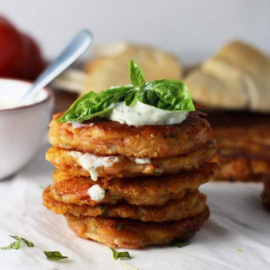 Tomatokeftedes {Tomato Balls}