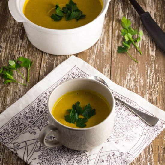 Roast Pumpkin & Coconut Soup