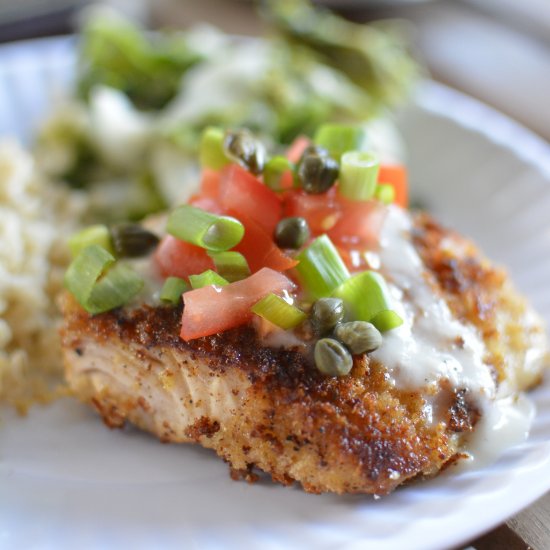 Panko crusted fish