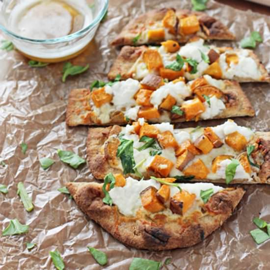 Sweet potato brown butter flatbread