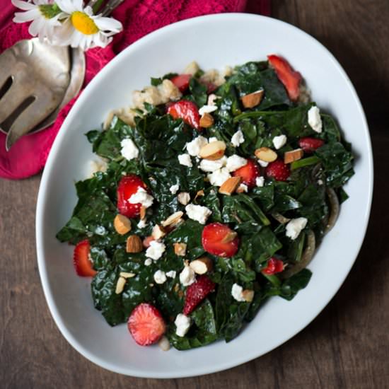 Kale and Strawberry Salad