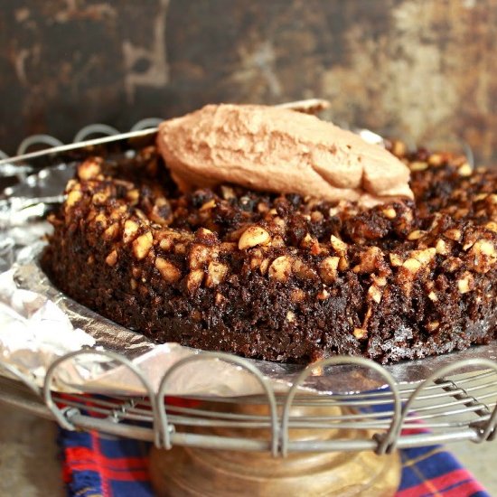 Chocolate Hazelnut Crunch Cake