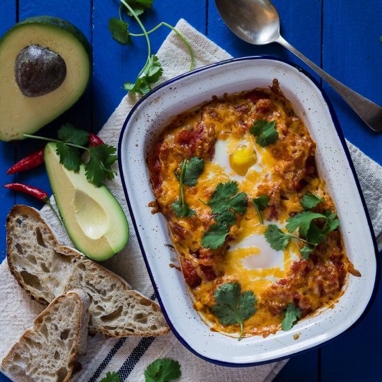 Spicy Baked Eggs