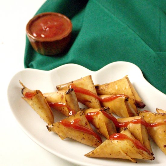 Arab Style Cheese Samosa