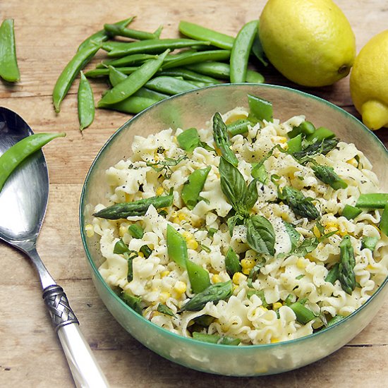 Lemony Pasta with Summer Vegetables