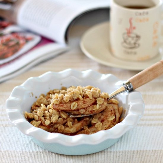 Easy Apple Crumble