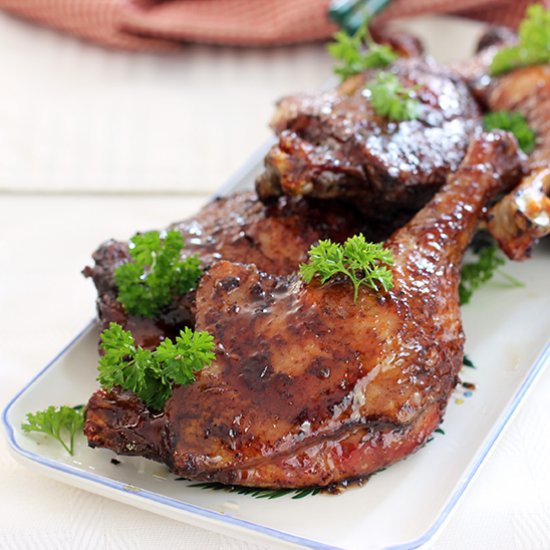 Char Sui Glazed Duck Legs