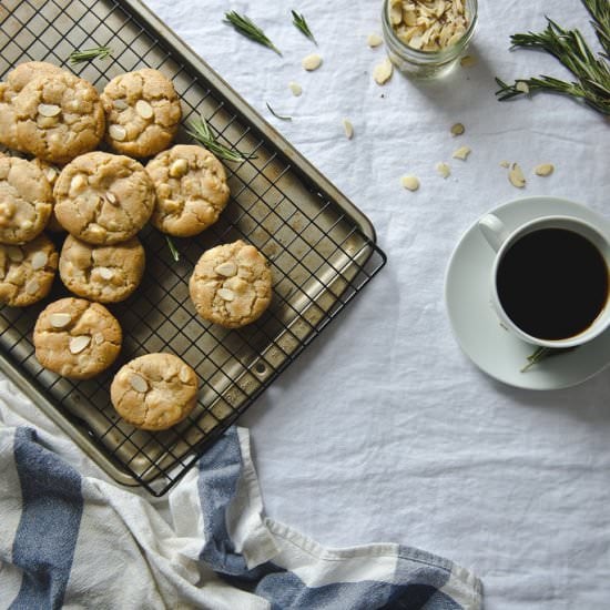 Rosemary & White Chocolate Cookies