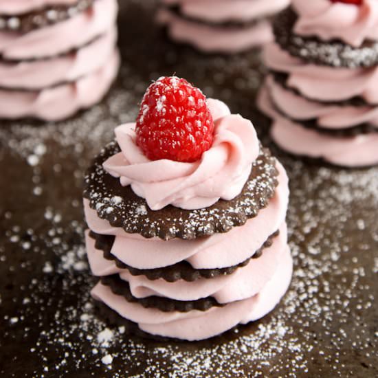 Chocolate and Fresh Raspberry Cream