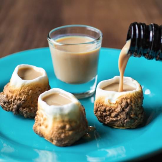 Toasted Marshmallow Shot Glasses