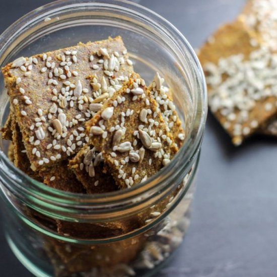 Gluten Free Nut and Seed Crackers