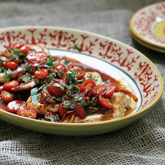 Tomato-Orange Marmalade Chicken