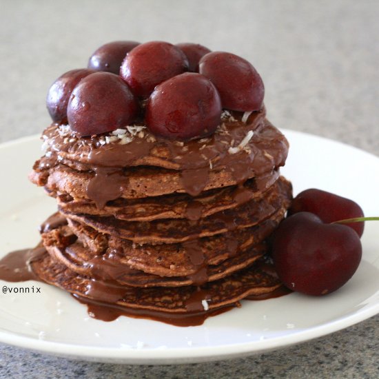 Cherry Ripe Pancakes