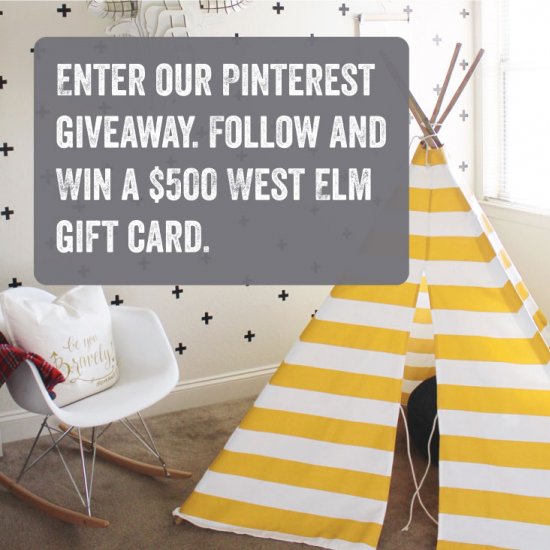 Win a $500 West Elm Gift Card!