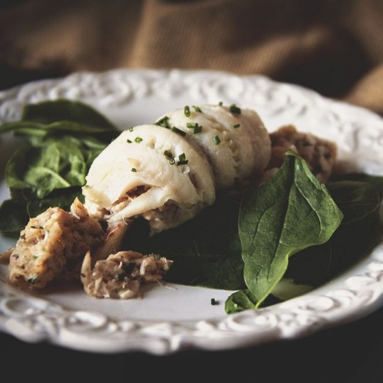 Crab Stuffed Flounder