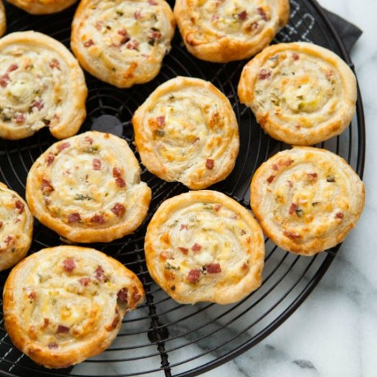 Cheddar & Summer Sausage Pinwheels