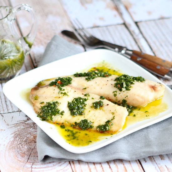 Tilapia with Chimichurri Sauce