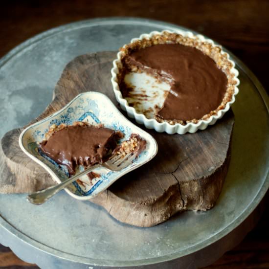 Grapefruit Dark Chocolate Tarts