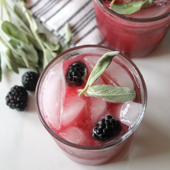 Blackberry-Sage Lemonade