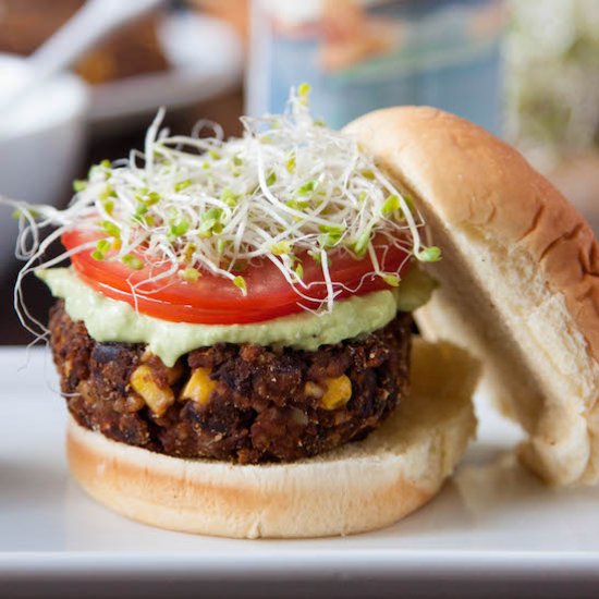 Black Bean Freekeh Sliders