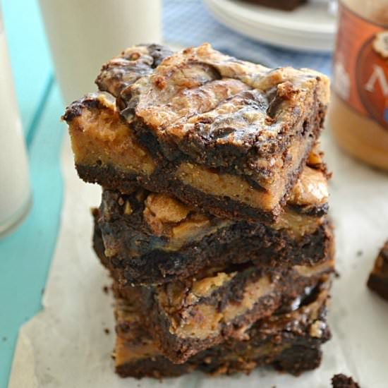 Peanut Butter Cheesecake Brownies