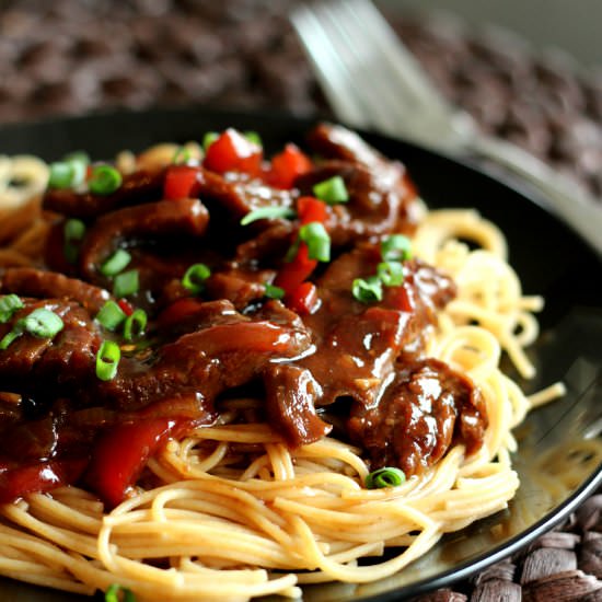 Slow Cooker Mongolian Beef