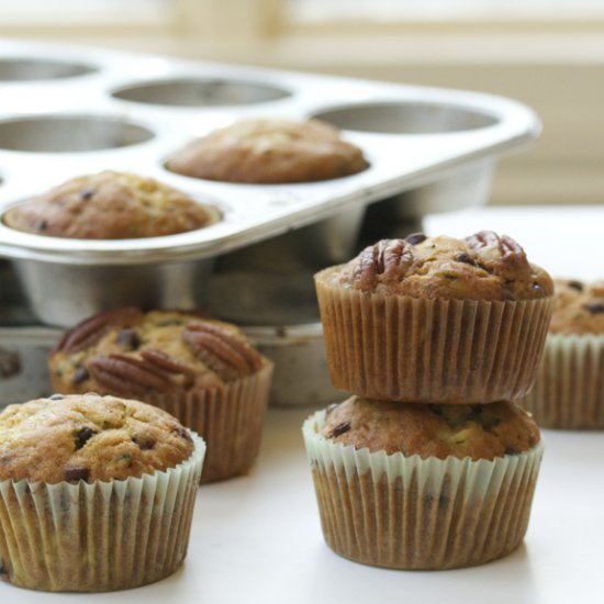 Chocolate Chip Zucchini Muffins