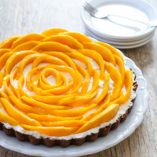 Mango Coconut Tart