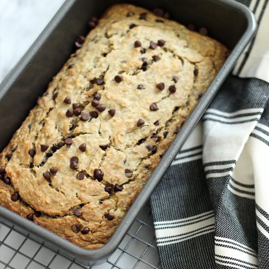 GF Chocolate Chip Banana Bread