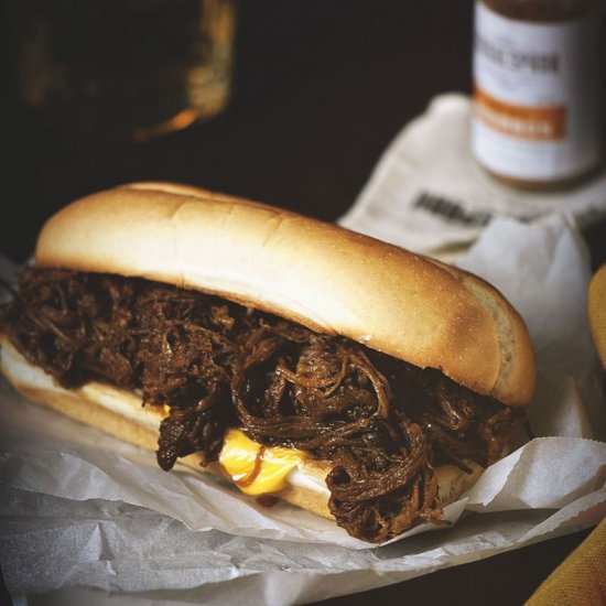 Slow Cooker Shredded BBQ Brisket