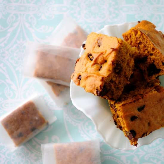 Pumpkin snack cake