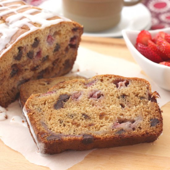 Strawberry Chocolate Graham Bread