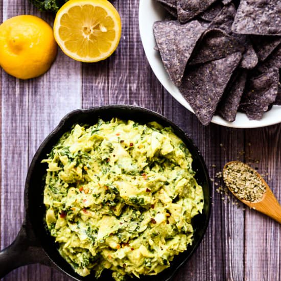 Avocado, Artichoke + Kale Dip