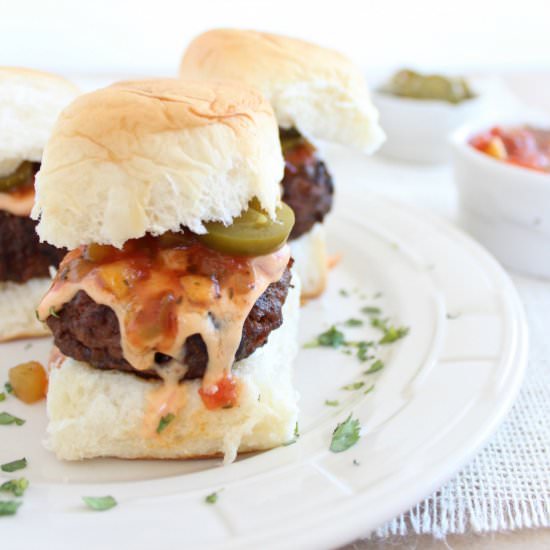 Beef & Chorizo Nacho Sliders