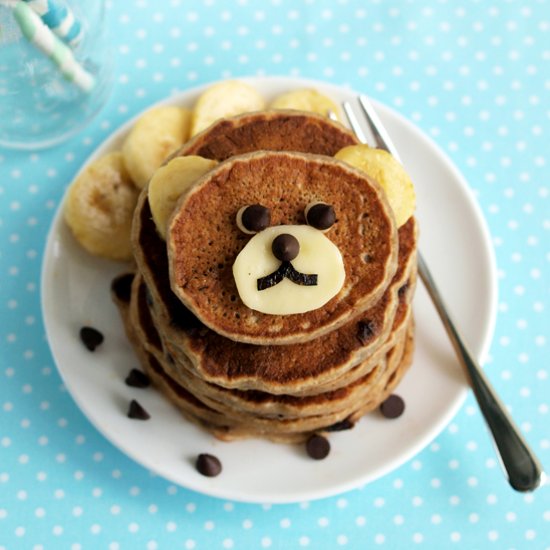 Banana Chocolate Chip Pancakes