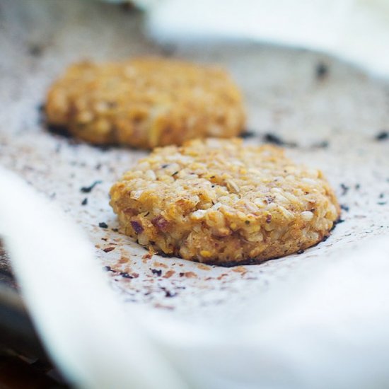 Cauliflower Lentil Burgers