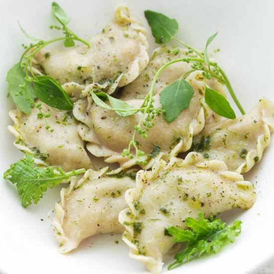 Spring Vegetables Ravioli