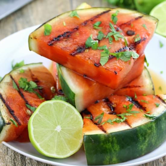 Cilantro-Lime Grilled Watermelon