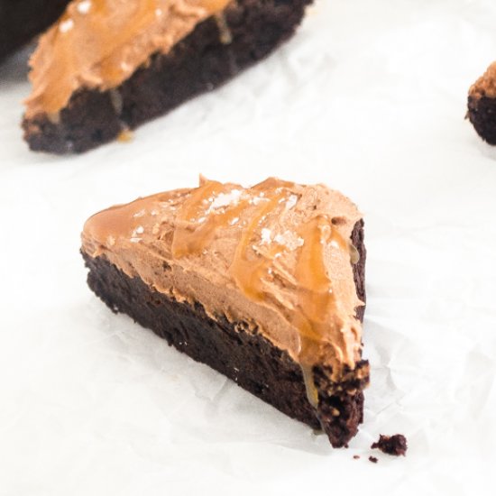 Salted Caramel Cocoa Brownies