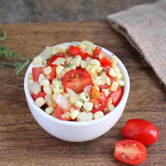 Summer Corn Salad with Thyme