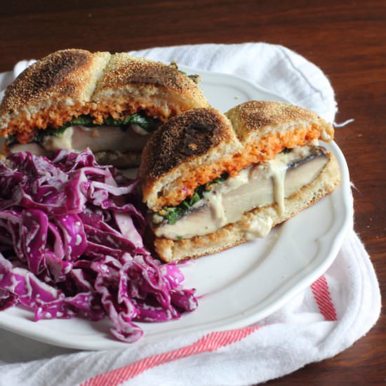 Grilled Portobello Mushroom Burgers