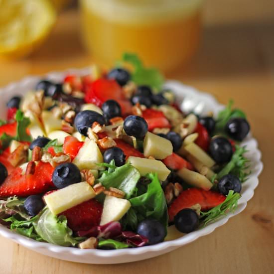 Honey Lime Vinaigrette Fruity Salad