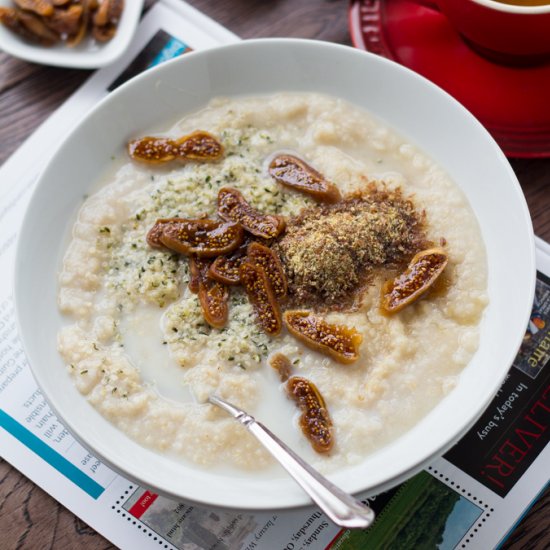 Oat Porridge with Flax and Hemp